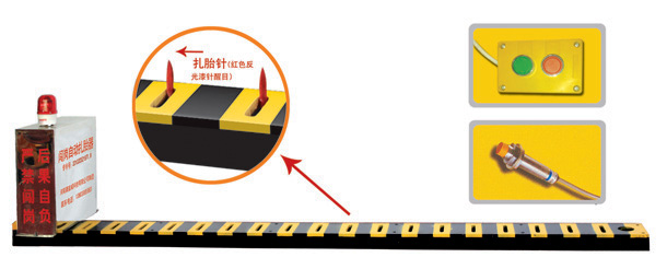 钦州V3嵌入式闯岗自动扎胎器/阻车器
